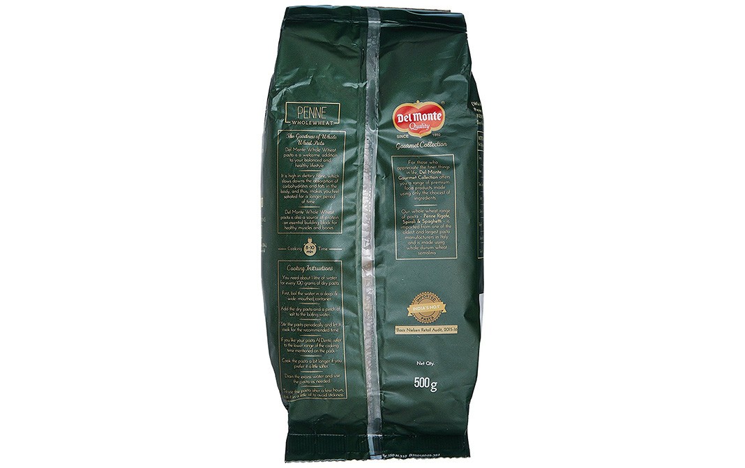 Del Monte Penne WholeWheat    Pack  500 grams
